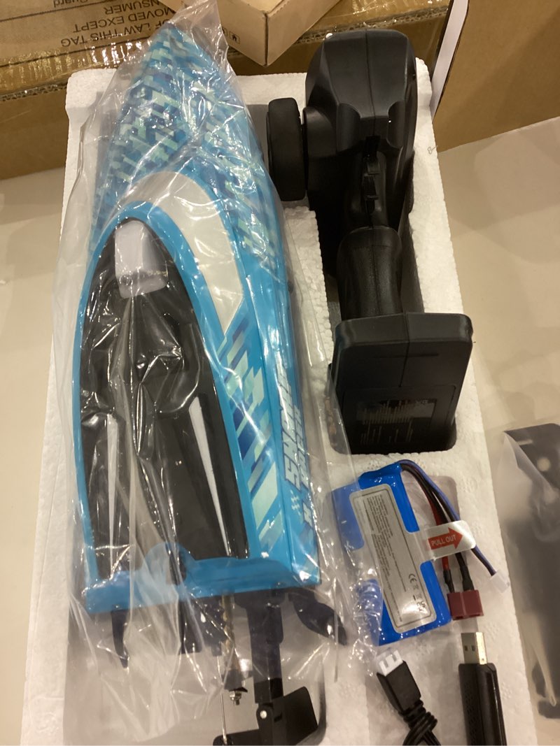 BEZGAR RC Boat, 16 inch Big Brushless Remote Control Boat for Adults and Kids, 35+ KPH Fast Speed RC