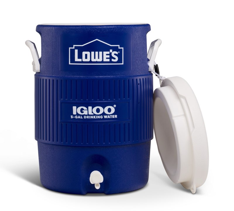 Lowe's 5 Gallon(s) Blue Insulated Beverage Cooler