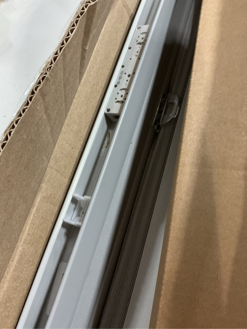 Condition photo showing Good Condition for lazblinds cordless cellular shades, light filtering honeycomb shades for home, thermal insulation noise reduction blinds for windows, 24'' w x 48'' h, grey light filtering-grey 24'' w x 48'' h