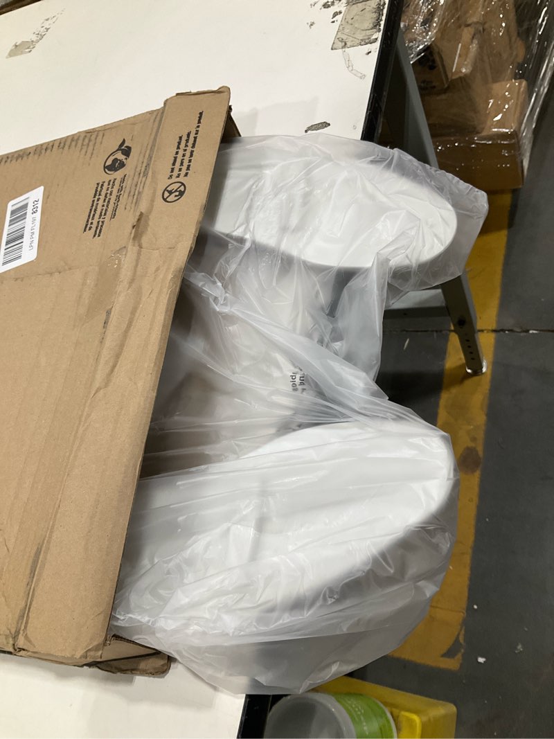 Condition photo showing Good Condition for bemis 1055 commercial open front plastic toilet seat, heavy duty industrial seat without lid for long lasting use, elongated, white