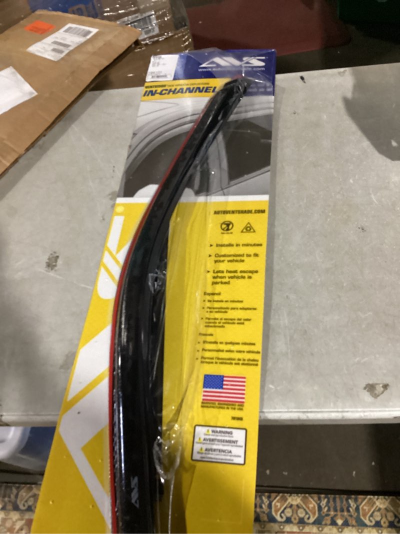 Condition photo showing Good Condition for Auto Ventshade [AVS] In-Channel Rain Guards For 2019-2025 Chevrolet/GMC Silverado/Sierra 1500, 2020-2025 Silverado/Sierra 2500/3500, CREW CAB ONLY | Window Vent Visors, 4 pcs. - Smoke | 194805 In-Channel - Smoke