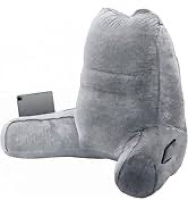 Sasttie Reading Pillow for Bed - 23 Inch, Back Pillow for Bed Sitting Up, Back-Rest Support Cushion 