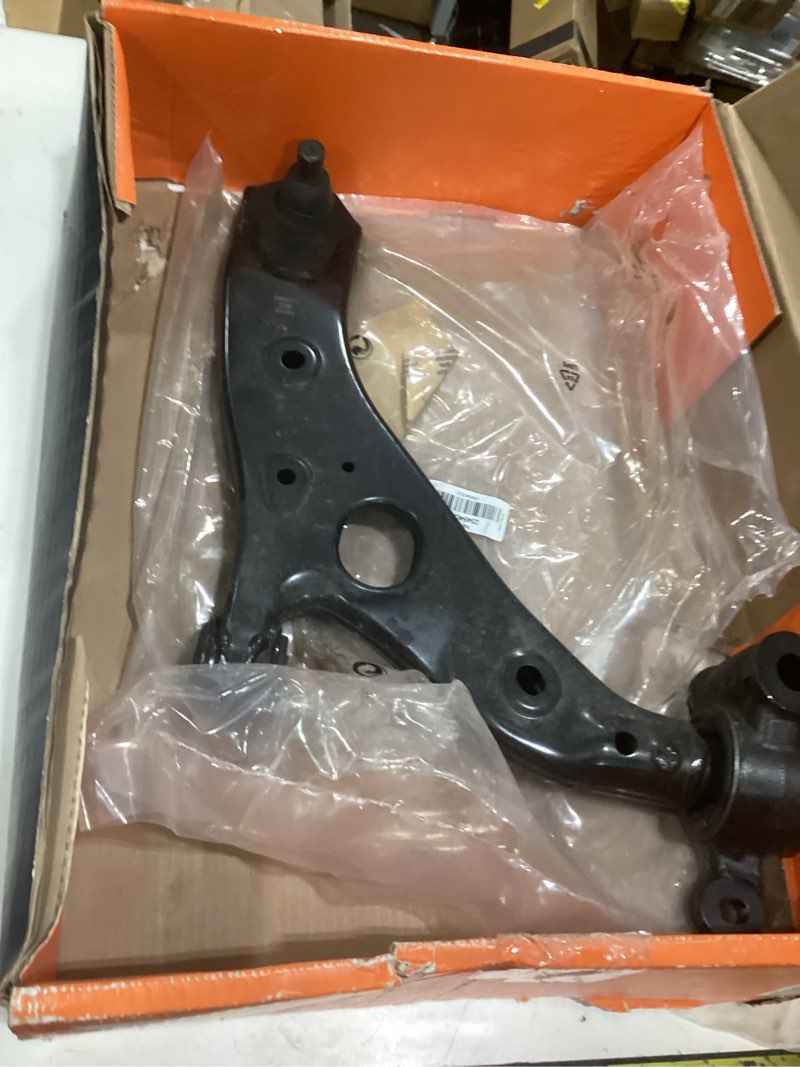 Condition photo showing As Is for dorman 520-340 front passenger side lower suspension control arm and ball joint assembly compatible with select mazda models