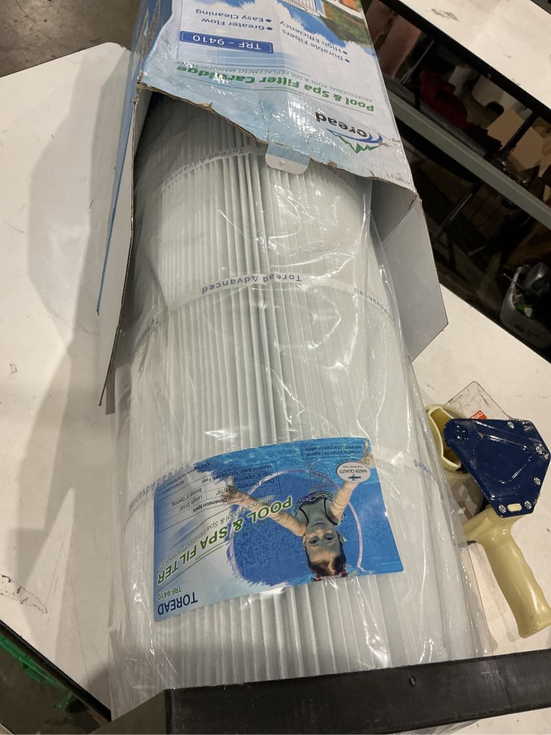 Condition photo showing Good Condition for toread® replacement for pool filter pentair cc100, ccrp100, pap100, pap100-4, ultral-c3, unicel c-9410, r173215, filbur fc-0686, 59054200, 160316, 160354, sp100 predator 100, 100 sq. ft. cartridge