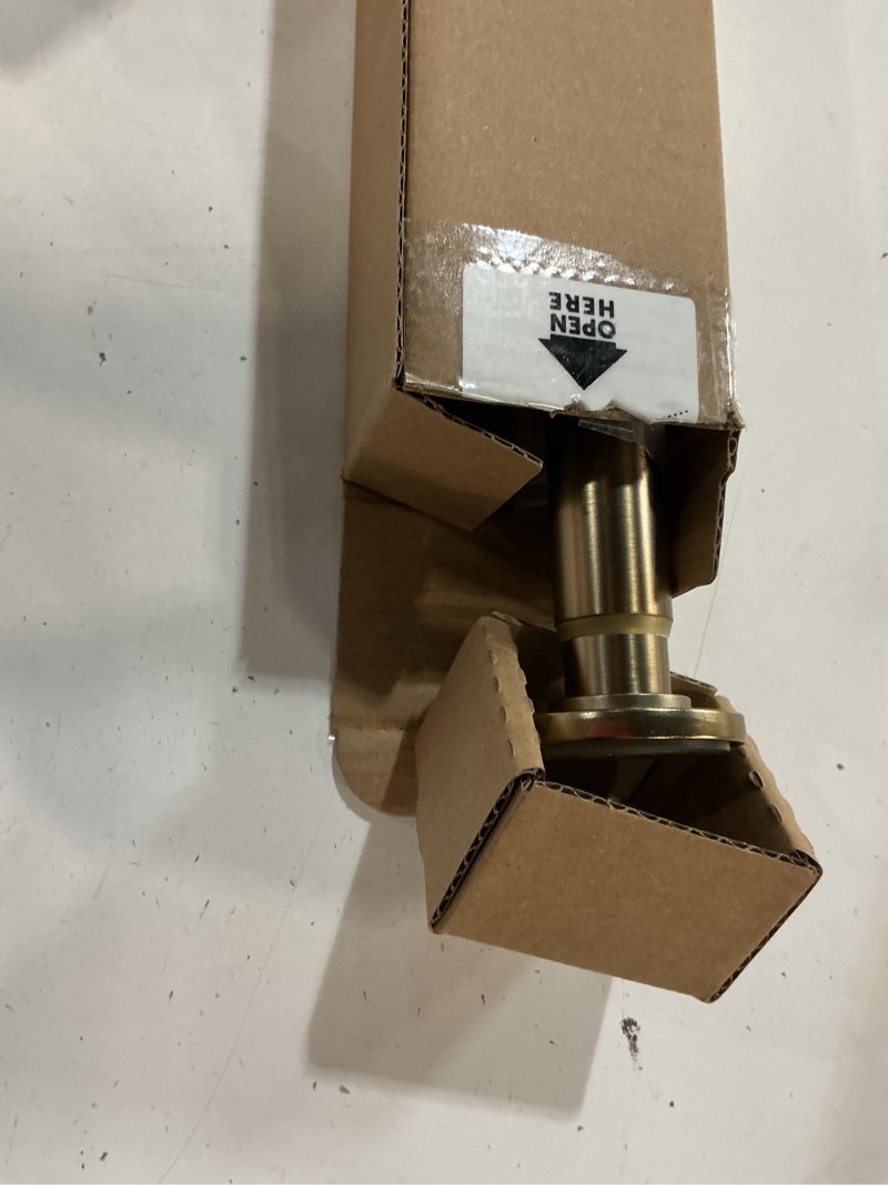 Condition photo showing New/Like New for ivilon tension curtain rod - spring tension rod for windows or shower, 24 to 36 inch. warm gold