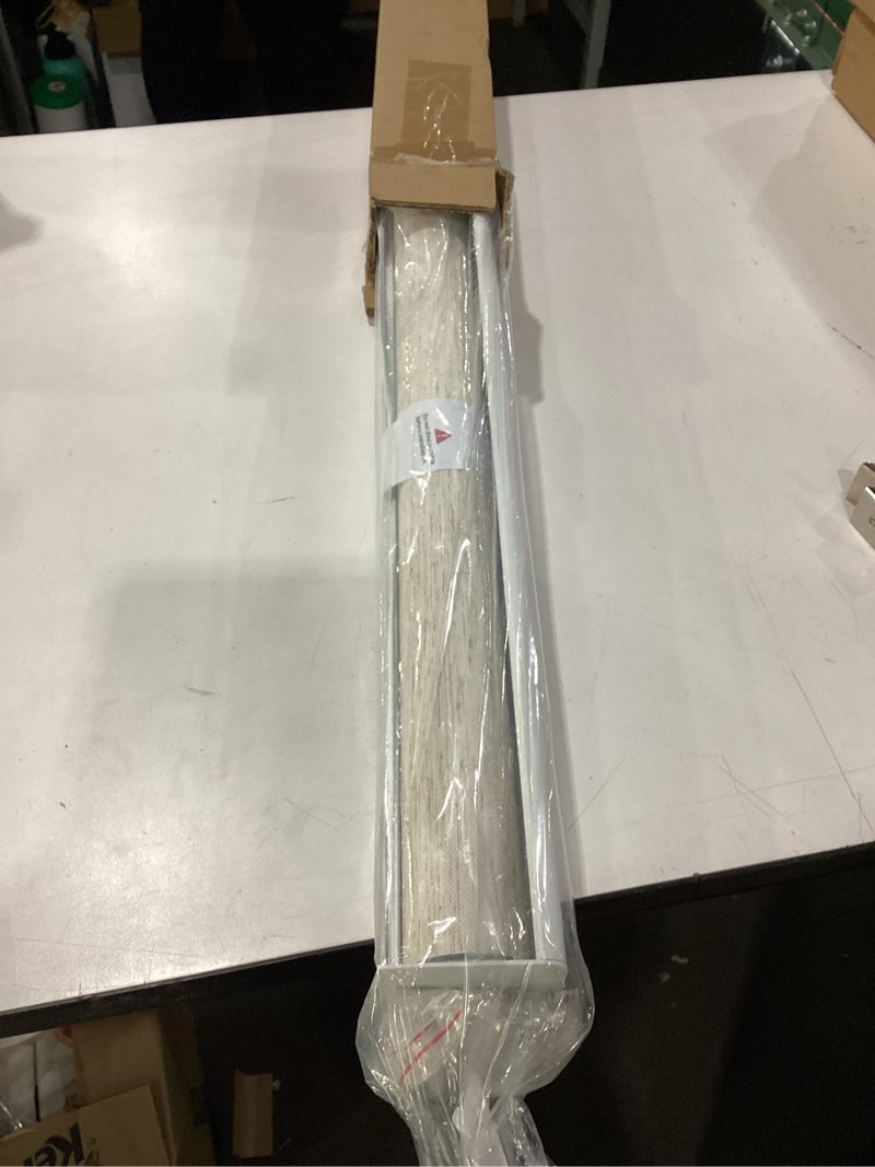 Condition photo showing Good Condition for persilux free-stop cordless blinds for windows shades light filtering roller shades for windows (cream 24" w x 72" h) natural woven fabric uv protection insulation roller blinds for windows, home 24"w x 72"h cream (light filtering)