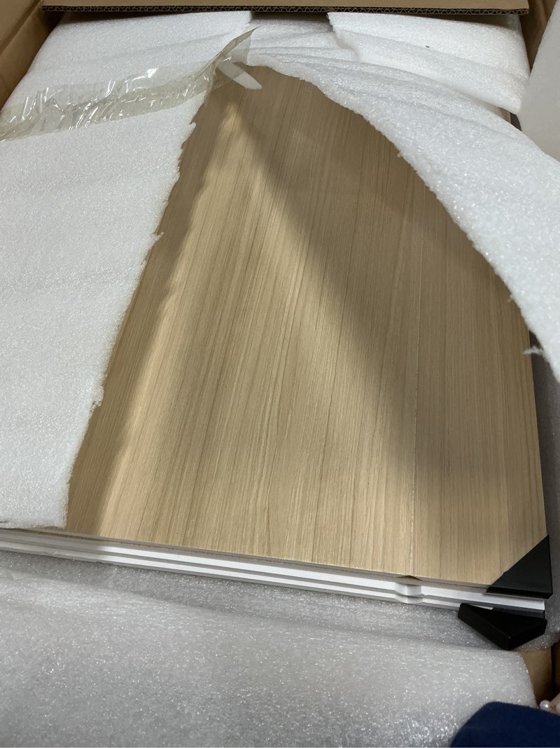 Condition photo showing Good Condition for wire shelf covers 4pcs, 31x16x3 in, faux wood wire rack covers for pantry, kitchen, closet, moisture-resistant & easy-to-clean organizer liners, original wood #2 original wood 31x16x3 in