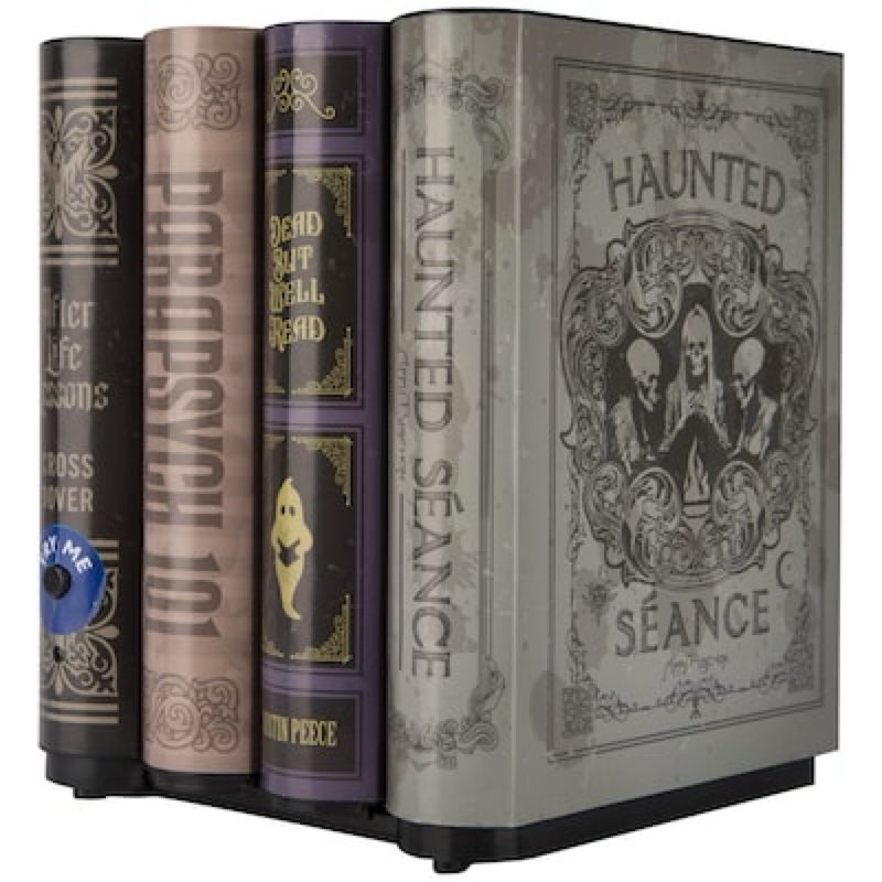  Haunted Living 8-in Moving Seance Spellbooks Battery Operated Tabletop Decoration