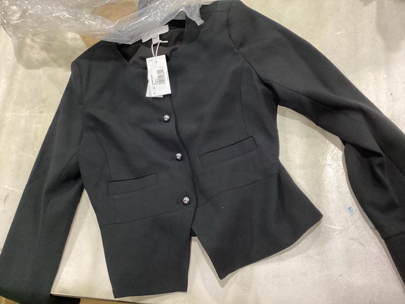 Condition photo showing Good Condition for derek lam 10 crosby women's elizabeth jacket, black, 10
