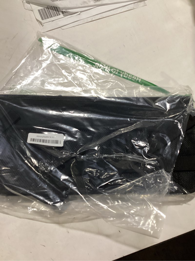 Condition photo showing New/Like New for Walker Basket - Foldable Walker Bag with Cup Holder - Fits Folding Walkers - Ideal Walker Accessories for Seniors with Limited Mobility to Carry Water Bottles, Books, Essentials & More Black