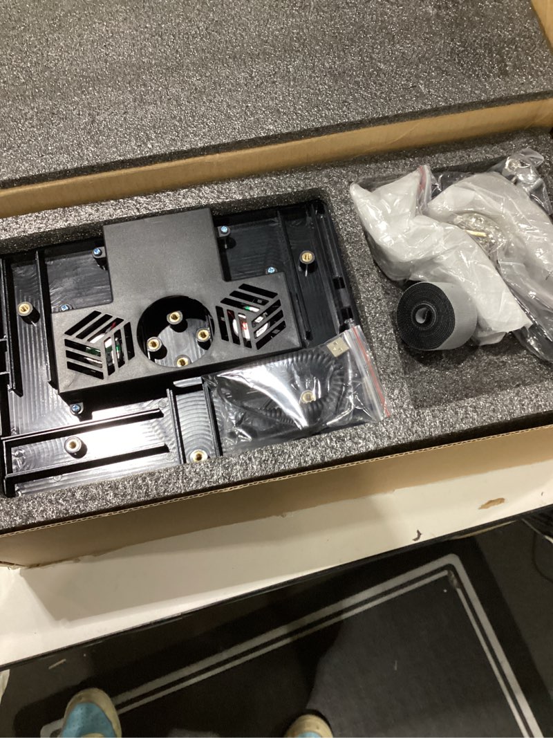 Condition photo showing New/Like New for car laptop mount with 2 cooling fans, no-drill adjustable vehicle computer mount for trucks, vans, heavy duty aluminum laptop holder for work on the go universal