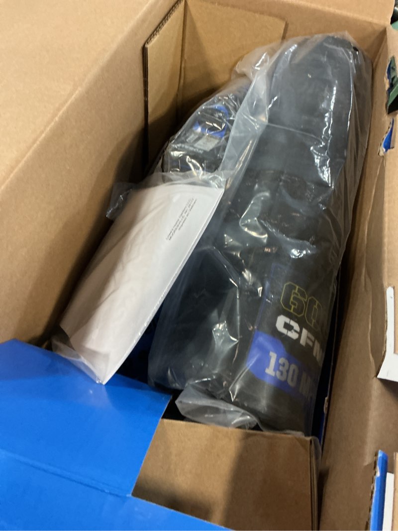 Condition photo showing Good Condition for kobalt 40-volt 600-cfm 130-mph battery handheld leaf blower 4 ah battery included charger included