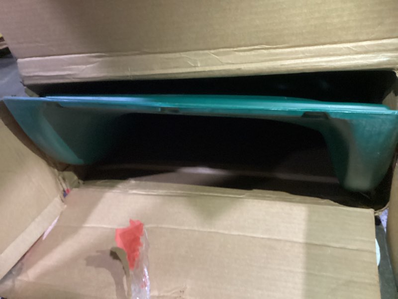 Condition photo showing As Is for Swing N Slide Summit Slide - Green ,84" x 21" x7.5"