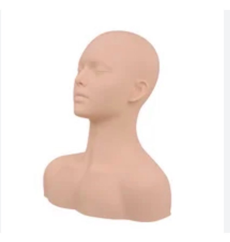 Training Mannequin Flexible Model Makeup Head Model