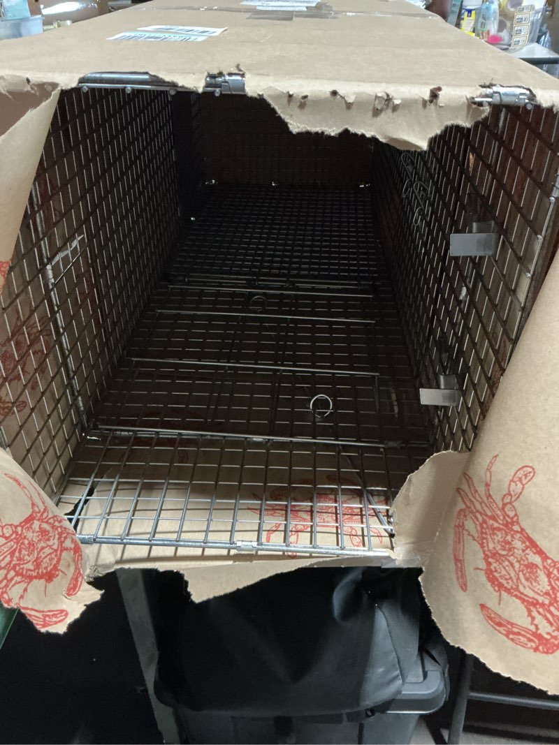 Condition photo showing Good Condition for havahart x-large 1-door humane animal trap for armadillos, beavers, bobcats, cats, dogs, foxes, groundhogs, opossums, racoons, and other larger-sized animals - humane catch and release - 1081
