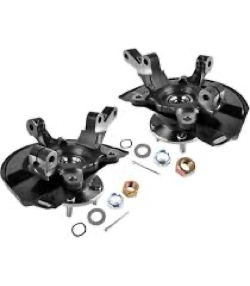 Flynsu 698-410 698-411 Front Left & Right Steering Knuckle Wheel Hub Assembly Replacement for 2007-2