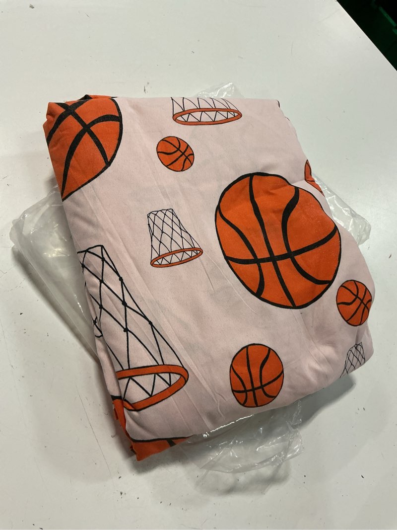 Condition photo showing Good Condition for cgk unlimited kids basketball twin 3 piece sheet set - boys, girls, teens, toddler - easy fit with deep pockets - soft, cooling & breathable sheets - cute, cozy, fade & wrinkle free - machine washable 16 - basketball hoops twin