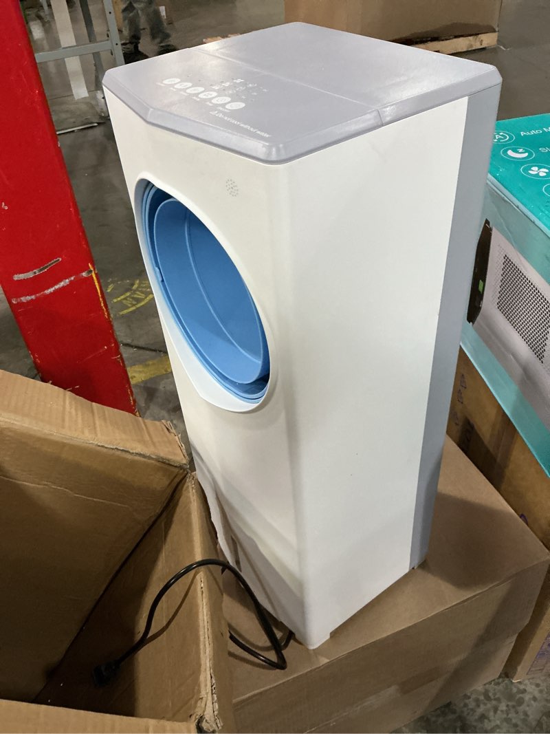 Condition photo showing As Is for windowless portable air conditioner, small evaporative air cooler for room no window, 3-speed settings, 4 modes, 7h timer, remote control, 4 ice packs, quiet ac unit for bedroom - 5