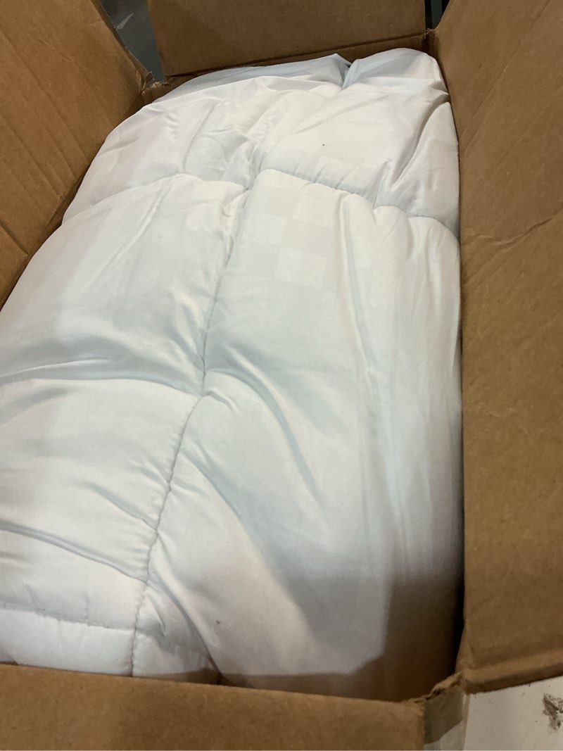 Condition photo showing As Is for samebed mattress topper full,extra thick mattress pad cover for back pain,cooling mattress protector with 8-21 inch deep pocket,overfilled down alternative filling white full