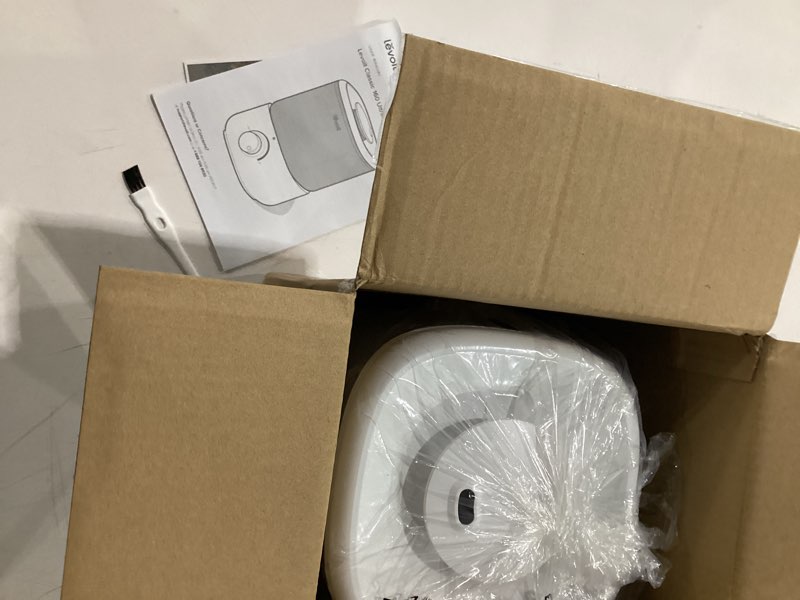Condition photo showing Good Condition for levoit top fill humidifiers for bedroom, 2.5l tank for large room, easy to fill & clean, 28db quiet cool mist air humidifier for home baby nursery & plants, auto shut-off for safety, 25h white 2.5l classic humidifier