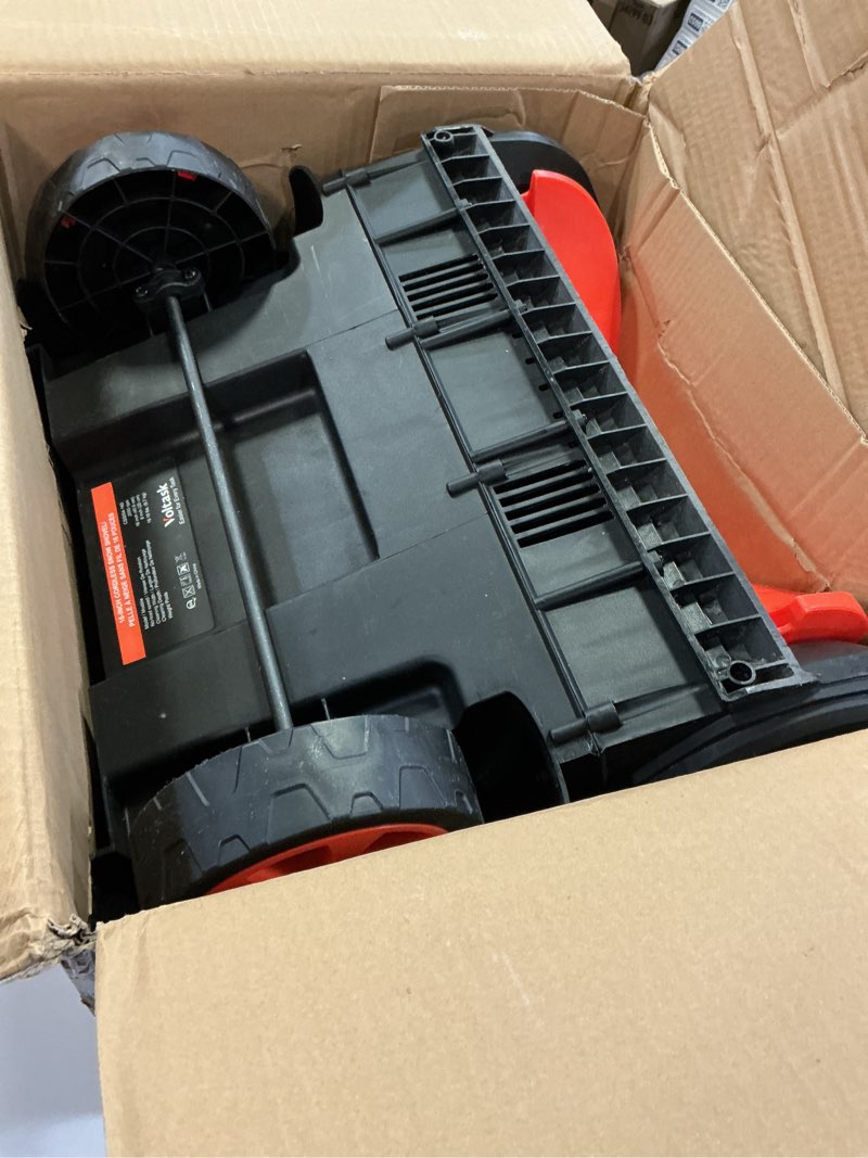 Condition photo showing Good Condition for VOLTASK Cordless Snow Shovel with Wheels, 48V | 16-Inch | 4-Ah Brushless Cordless Snow Blower, Battery Snow Blower with Directional Plate & LED Lights (2 * 24V Battery & Dual Quick Charger Included)