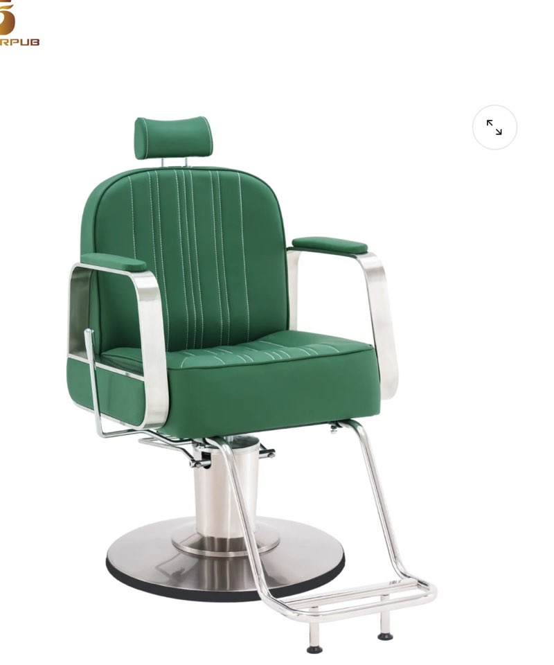 BarberPub   Barber   Chair   for   Hair   Stylist,   All   Purpose   Reclining   Salon   Styling Chair   8548