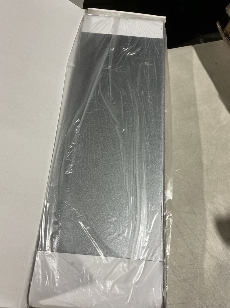 Condition photo showing Good Condition for PG Silver Monitor Stand Riser with 4-Port USB Charging ports, Convenient keyboard organiser,Desktop Organizer for Computer, Laptop, TV, Printer - Ergonomic Keyboard Tray & Storage Shelf. White