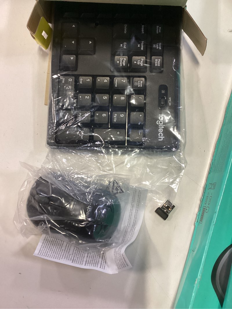 Condition photo showing Good Condition for logitech mk270 wireless keyboard and mouse combo for windows, 2.4 ghz, 8 multimedia keys, pc, laptop, wireless keyboard compact mouse combo - black black 1 pack combo