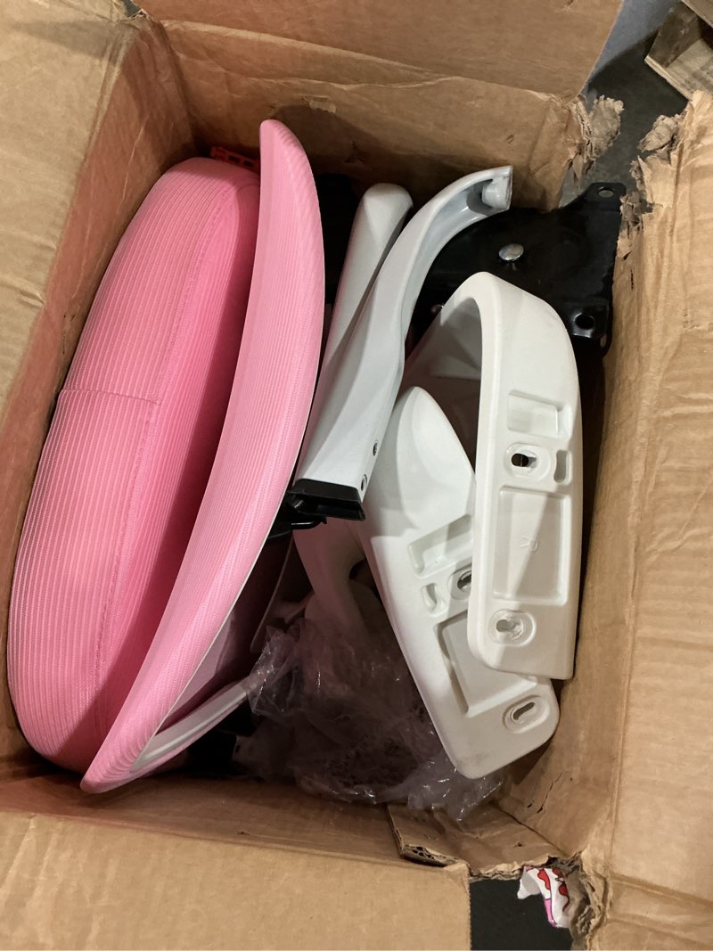 Condition photo showing As Is for Office Chair, High Back Ergonomic Desk Chair, Breathable Mesh Desk Chair with Adjustable Lumbar Support and Headrest, Swivel Task Chair with flip-up Armrests, Executive Chair for Home Office