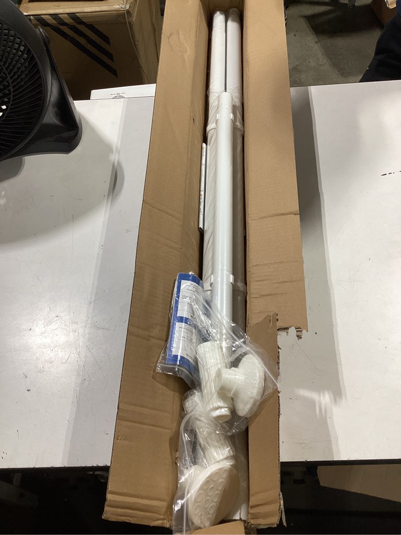 Condition photo showing Good Condition for umimile tension curtain rod, 51-126 inches adjustable spring shower tension curtain rod, stainless steel closet rod for windows or shower, no drilling, no rust, easy to install, white 51-126” white