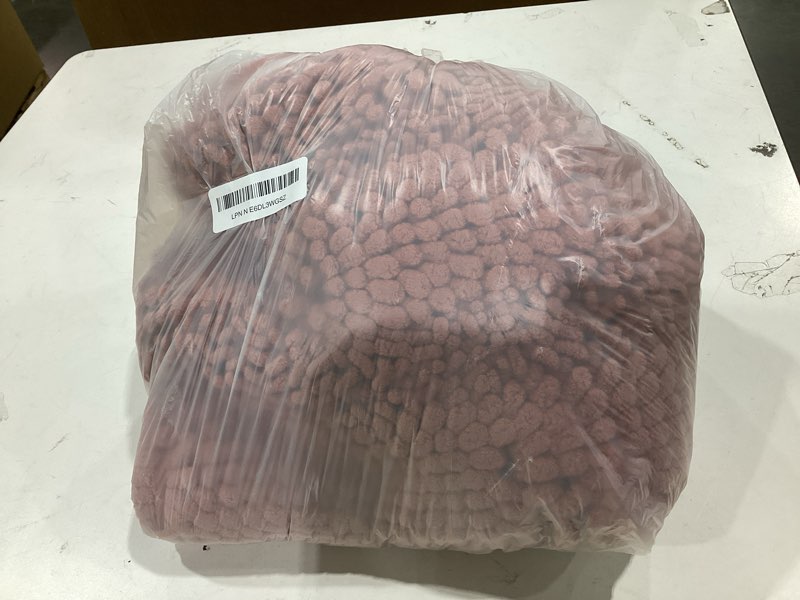 Condition photo showing As Is for olanly bathroom rugs 36x24, extra soft absorbent chenille bath rugs, rubber backing quick dry, machine washable bath mats for bathroom floor, tub and shower, home decor accessories, andorra red-brown andorra red-brown 36" x 24"