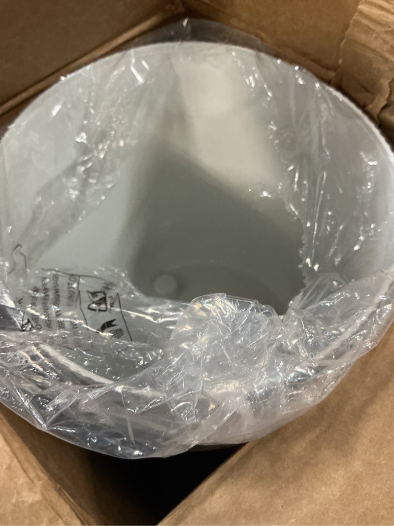 Condition photo showing As Is for pukomc smart sensor wastebasket, convenient and hygienic easy to use, technology sensor waterproof wastebasket plastic trash can for kitchen, bathroom, bedroom, living room, office and outdoor