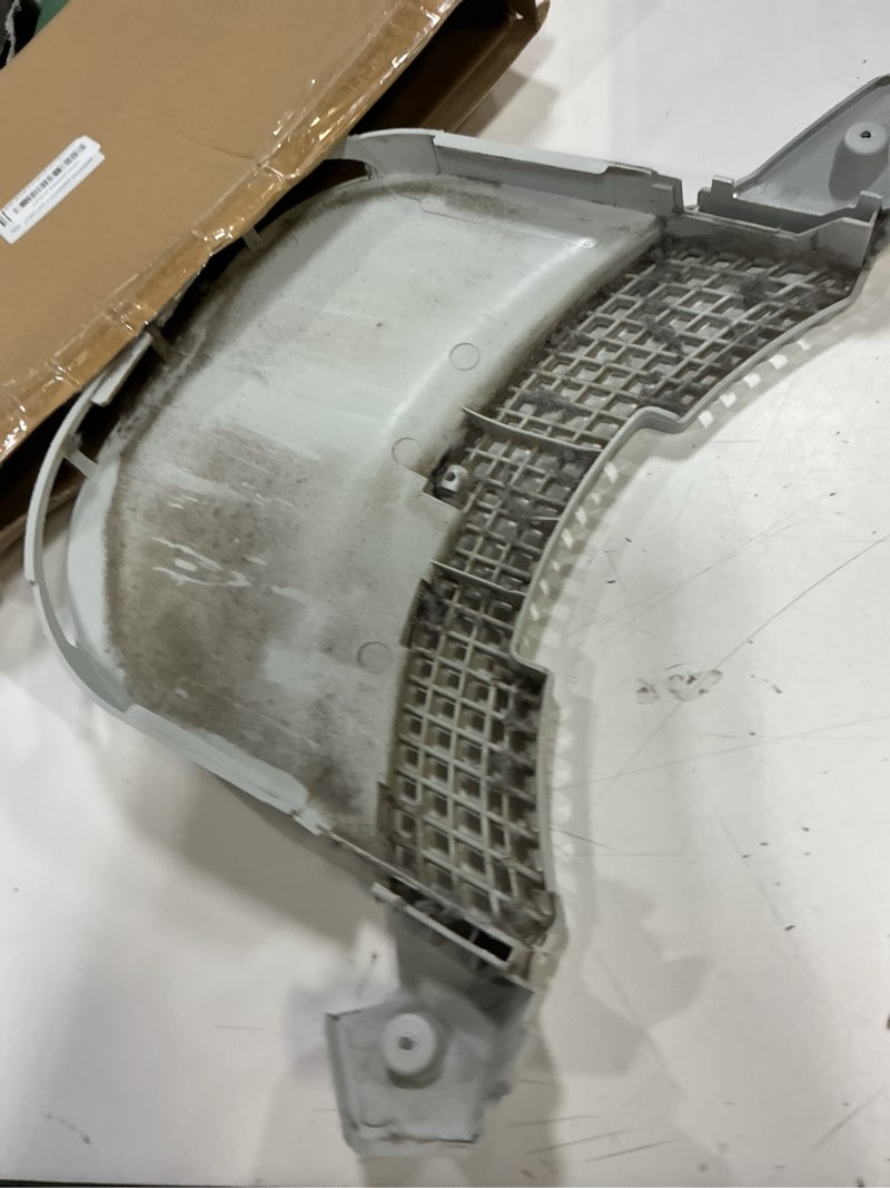 Condition photo showing As Is for dryer lint filter screen, lint trap cover housing replaces for lg dle3400w dle3500w dle3170w dle2701v dle3050w dle3180w dle3360w dle3400 dle3075w dle317dw dle2601w dle2601r dle4970w dle3600v dle3300w lint filter and cover housing