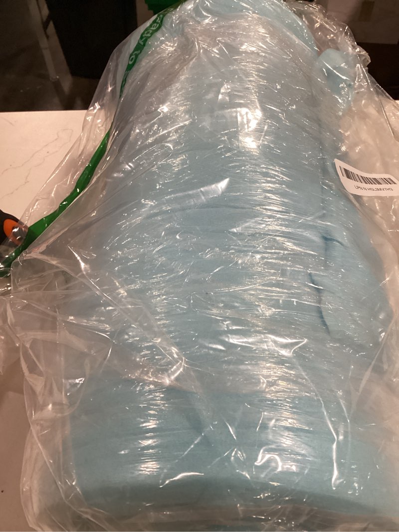 DMI 2-Inch Foam Mattress Topper, Egg Crate Foam Pad for Support, Air Circulation, Pressure Relief & 