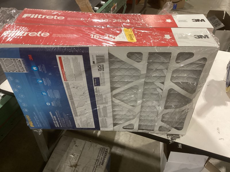 Condition photo showing As Is for Filtrete 2-Pack 1000 MPR Micro Allergen Air Filter16-in x 25-in x 4-in