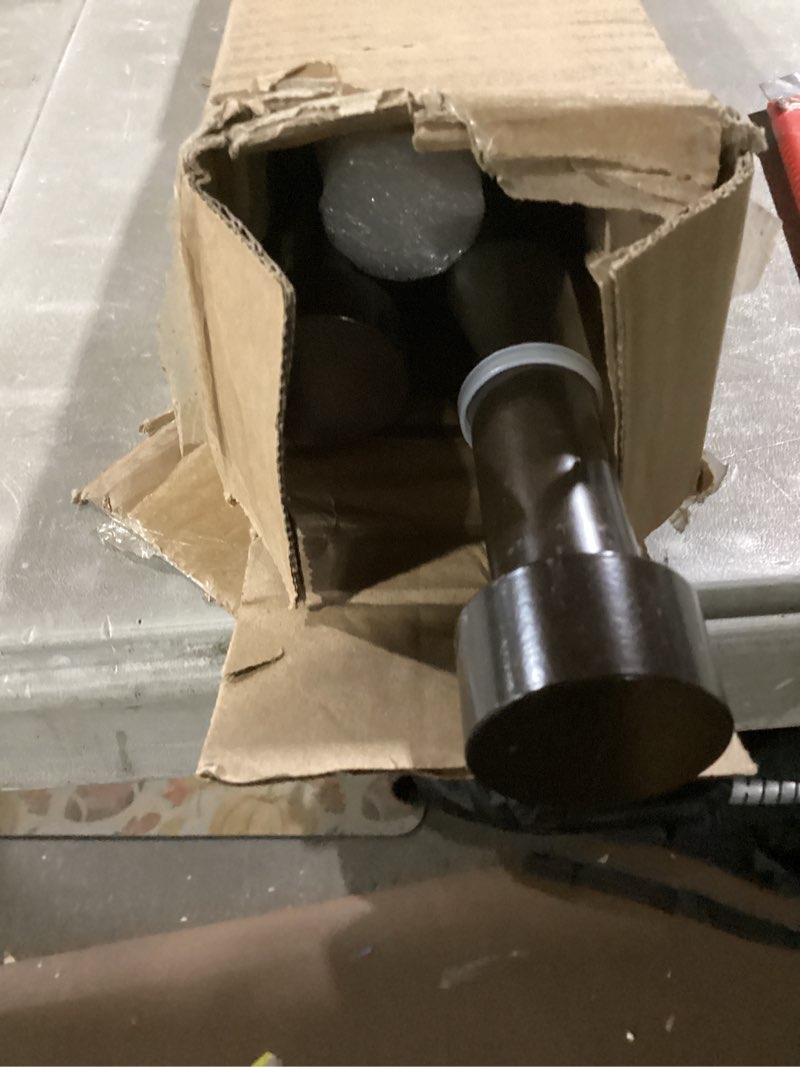 Condition photo showing Good Condition for Dark Bronze Double Curtain Rods 72 to 144 Inches (6-12 Feet),1-Inches Front and 5/8 Inches Back Adjustable End Cap Double Window Drapery Rod for Drapes and Curtains 72-144" Dark Bronze