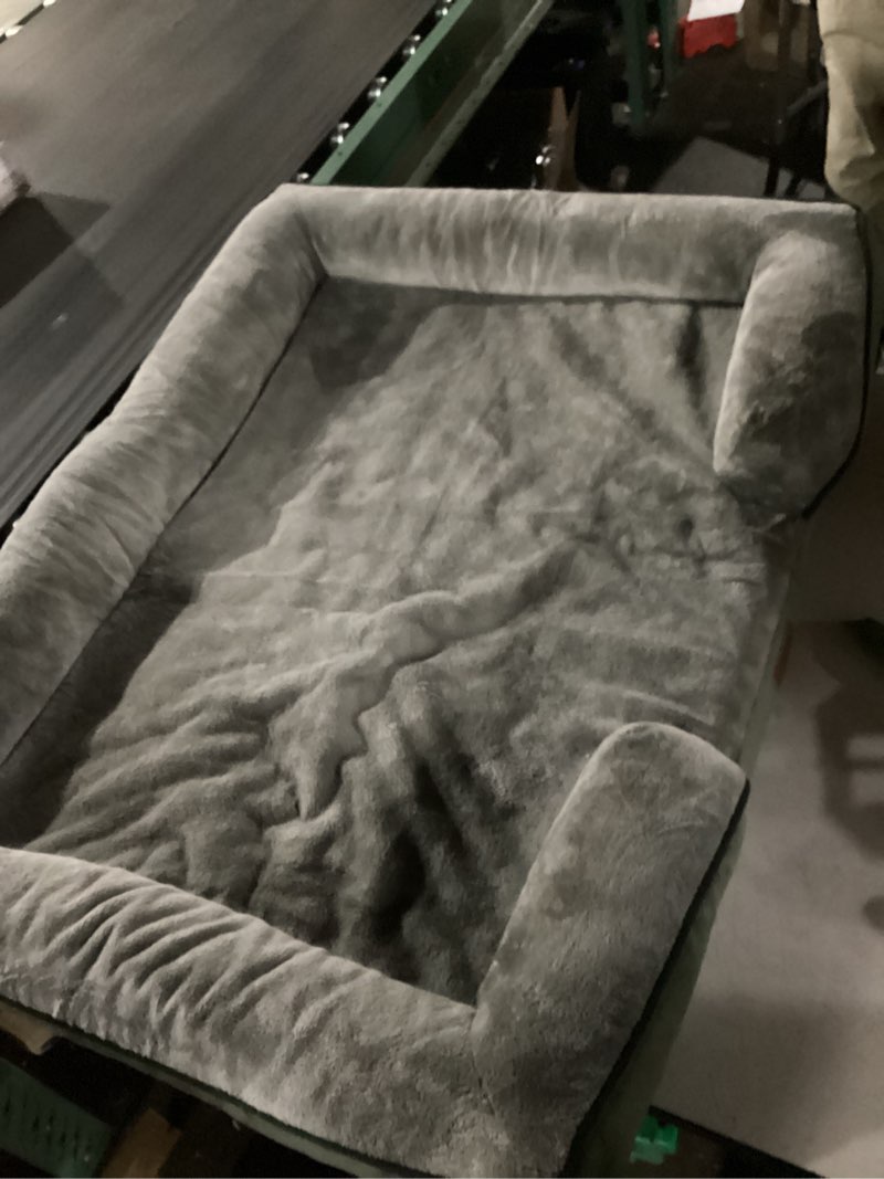 Condition photo showing Good Condition for Orthopedic Dog Beds for Medium Dogs, Durable Egg Crate Foam Sofa Dog Bed wit Washable Removable Cover,Waterproof Lining,Pet Bed for Large Dogs (Dark Grey-Velvet, 26.4" L x 21.7" W x 6.2" Th) 26.4"L x 21.7"W x 6.2"Th Dark Grey-Velvet