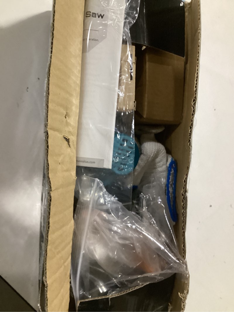 Condition photo showing Good Condition for seesii mini chainsaw, 6-inch mini chainsaw cordless, handheld electric power chain saw with 2 batteries, for tree trimming wood cutting, best gifts for father, dad, husband, men blue