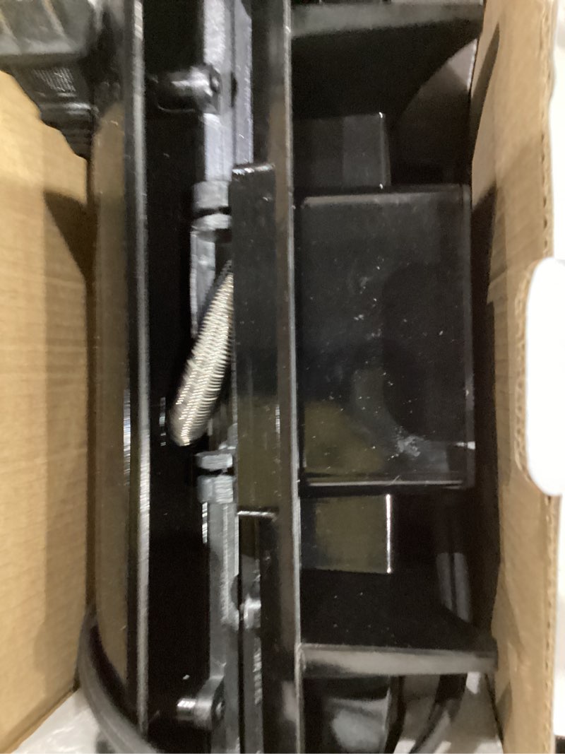 Condition photo showing As Is for 2025 Mini Donut Maker Machine for Home, Kid-Friendly 16-Hole Electric Doughnut and Pancake Maker with Non-Stick Surface, Ideal for Homemade Doughnuts (Black with Mini Oven Gloves & Brush)