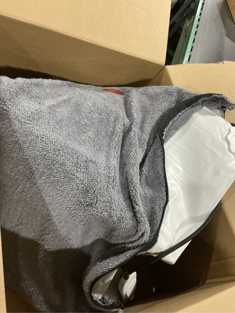 Condition photo showing As Is for Bestio Large Dog Heating Pad,34x21 in Heated Dog Bed with Constant Heat & Auto Modes?MET&UL Certified Pet Heating Pad with Soothing Warmth,Chew-Resistant Cord,Waterproof Washable Cover-Gray Gray Pattern 34.0"L x 21.0"W x 0.5"Th