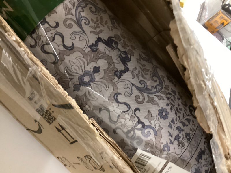 Condition photo showing Good Condition for kimode anti fatigue mats for kitchen floor,boho vintage floral rugs sets of 2,cushioned carpet non slip for laundry,wide memory foam runner for sink office,light blue 20"x47"+20"x32" 20" x 47"+20" x 32" light blue