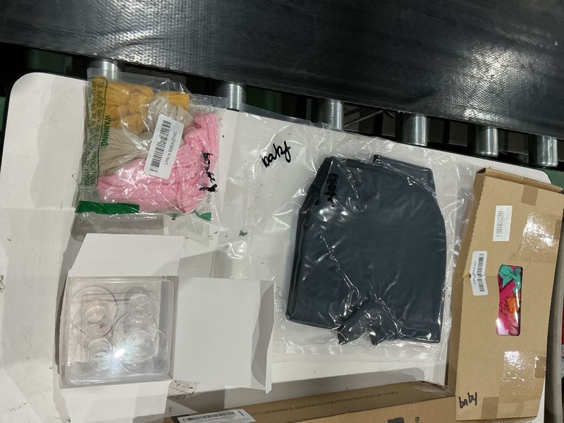 Condition photo showing As Is for assorted lot of baby items (baby clothes, baby accessories, baby toys)