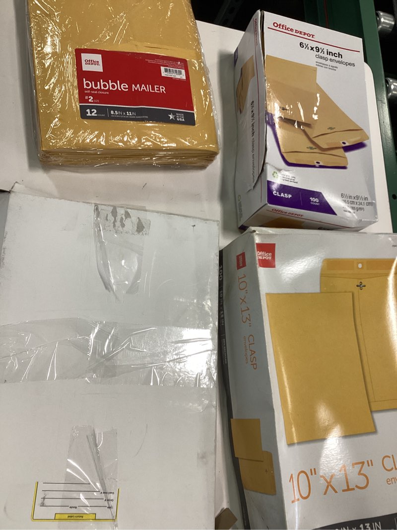 Condition photo showing Good Condition for Assortment of school and office supplies