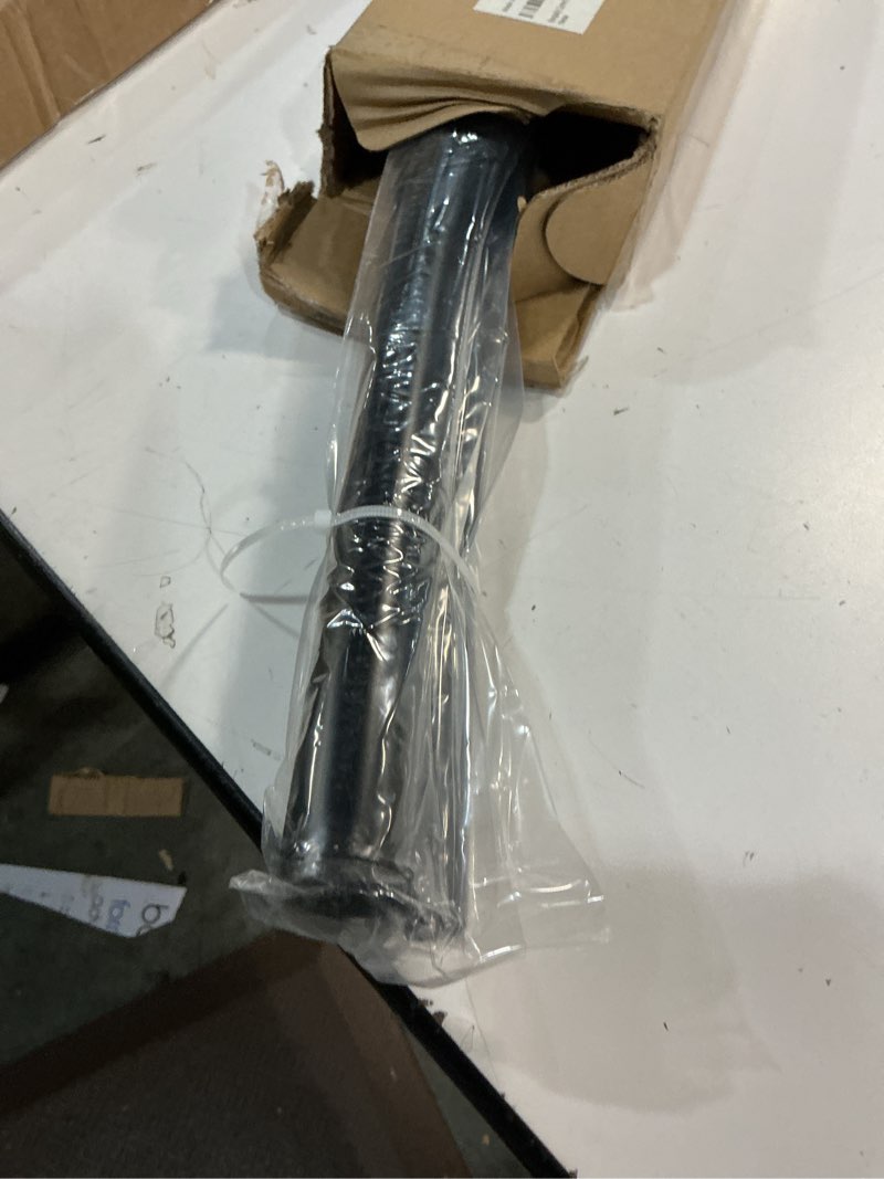 Condition photo showing Good Condition for Bonpally Curved Shower Curtain Rod 40-72 Inches Adjustable, Aluminum Rustproof Shower Rod, Curved Shower Rods for Bathroom, Bathtub, Stall, Black, Need to Drill