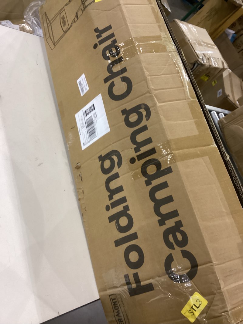 Overmont 2PCS Camping Chair with Canopy Shade Cooler Bag - Oversized Folding Beach Chair with High B