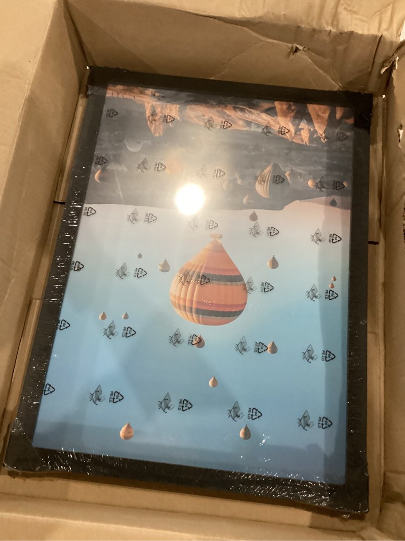 Condition photo showing Good Condition for 13x18 picture frame black for wall hanging, wood 13 x 18 frame photo frame for wall horizontally or vertically, black, 1 pack 1 13x18 inch