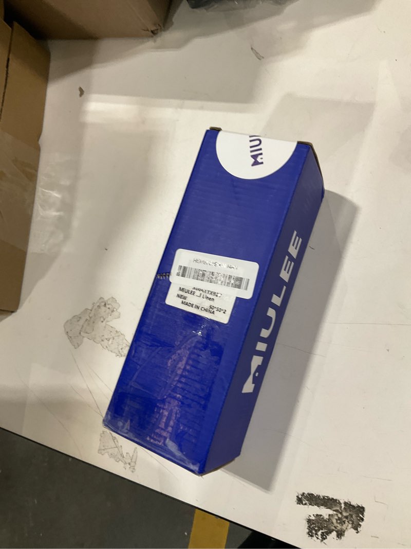 MIULEE Decorative Linen Check Throw Pillow Covers Neutral Farmhouse Vintage Pillow Covers 20x20 Set of 2 Boho Modern Home Decor for Sofa Couch Bedroom Cushion Natural Linen 20" x 20" (Pack of 2) Natural Linen