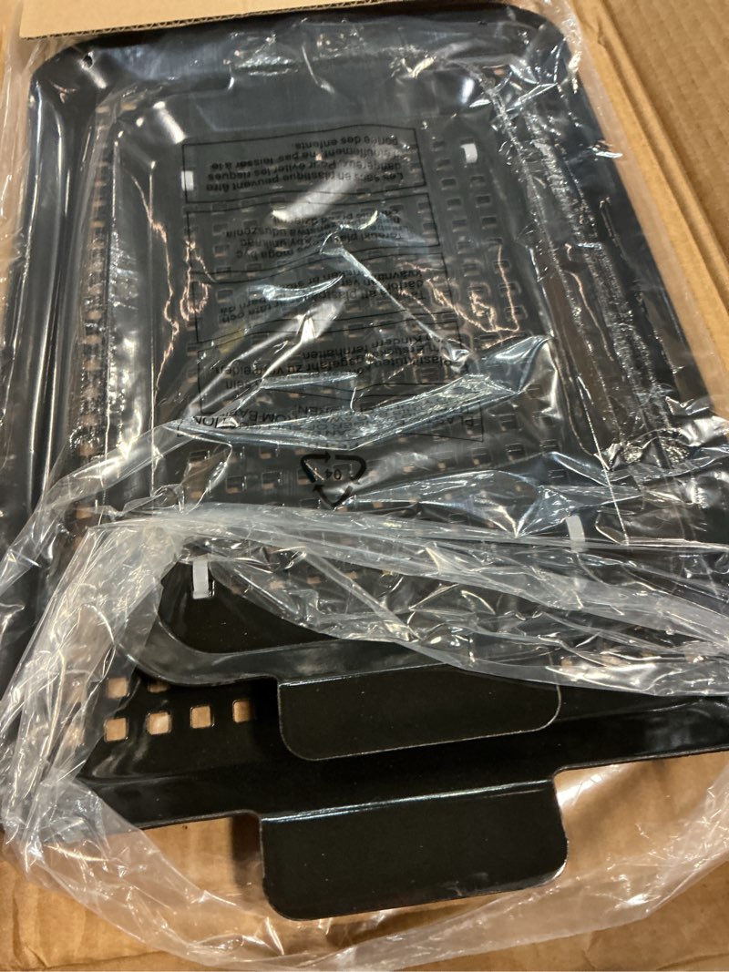 Condition photo showing New/Like New for renook grill mat set of 6-100% non-stick reusable mats for gas, charcoal or electric grills - easy to clean - 15.75 x 13-inch, black 15.75 x 13 inches, set of 6 black