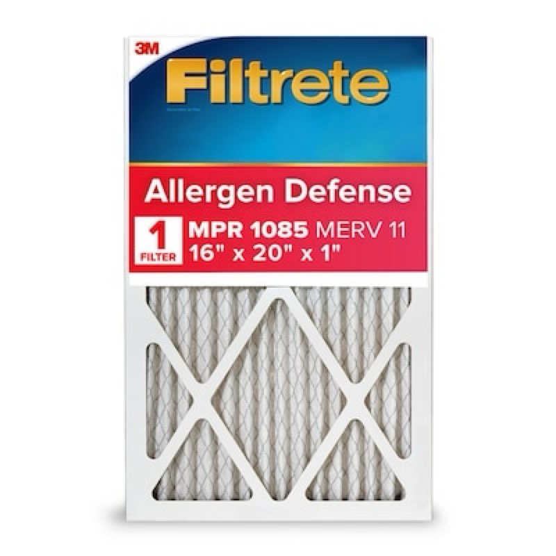 Filtrete 16 x 20 x 1 MERV 11 1085 MPR Allergen Defense Extra Electrostatic pleated Air Filter