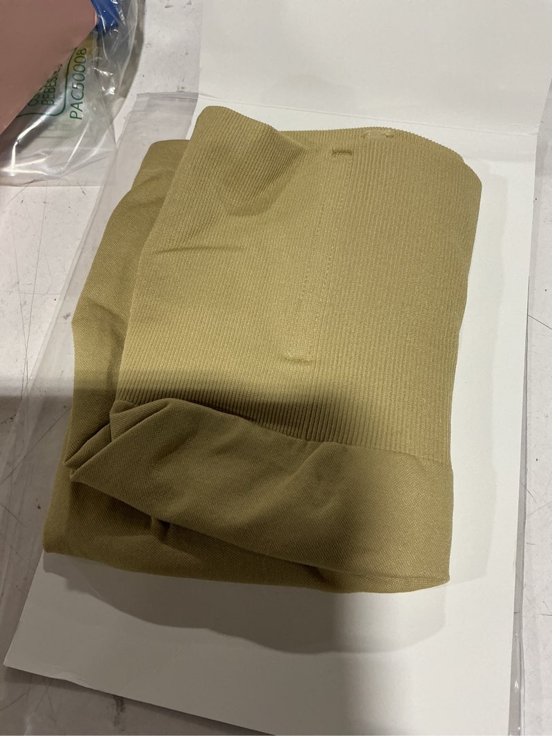 Condition photo showing New/Like New for women shapewear tummy control full slip body shaper seamless under dresses | shapewear slips for under see through dresses mini slip dress backless slip dress compression v neck cami slips small gold